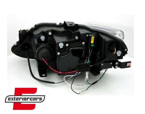 Prednja svjetla LED DayLight (crna) / Seat Ibiza 6J (2008-2012) - Slika 4