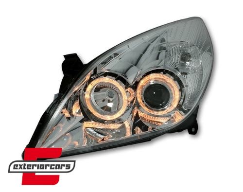 Prednja svjetla Angel Eyes (chrome) / Opel Vectra C Signum (09.2005-2008) - Slika 3