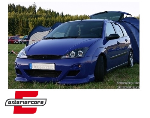 Prednja svjetla Angel Eyes (crna) / Ford Focus Facelift (11.2001-2004) - Slika 6
