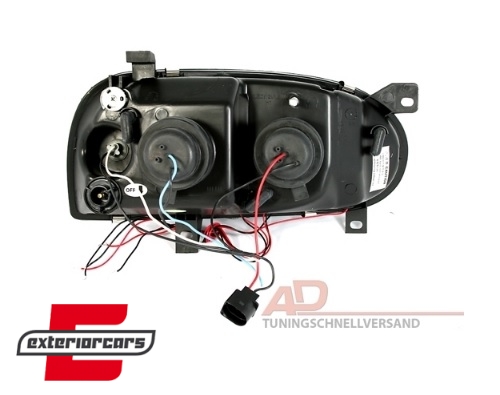 Prednja svjetla Angel Eyes (chrome) / Volkswagen Golf 3 (09.1991-08.1997) - Slika 4