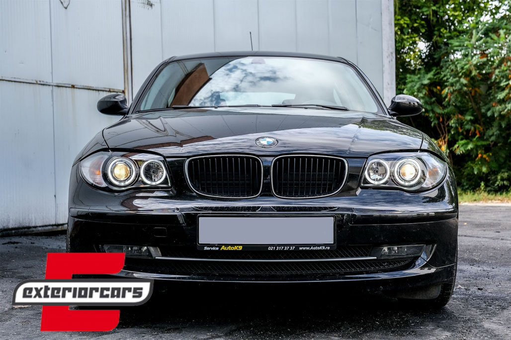 Prednja svjetla Angel Eyes (crna) / BMW serije 1 E81 E82 E87 E88 (2004-2011) - Slika 14