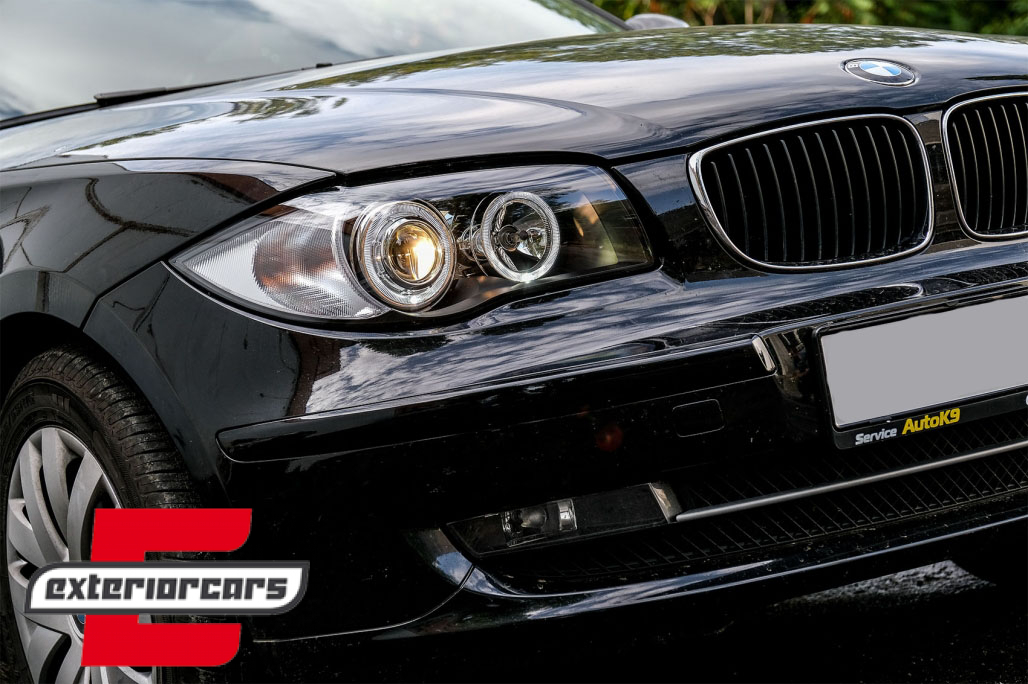 Prednja svjetla Angel Eyes (crna) / BMW serije 1 E81 E82 E87 E88 (2004-2011) - Slika 16
