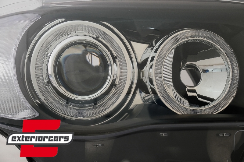 Prednja svjetla Angel Eyes (crna) / BMW serije 1 E81 E82 E87 E88 (2004-2011) - Slika 7