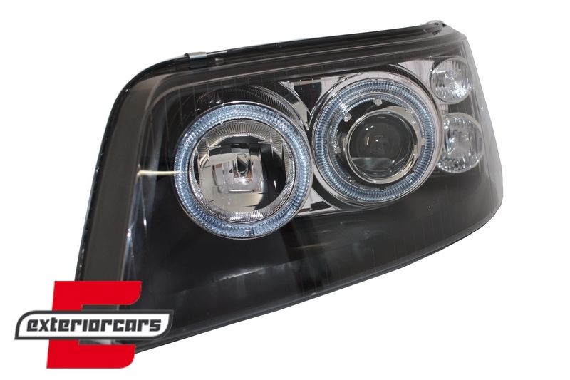 Prednja svjetla Angel Eyes (crna) / VW T5 (2003-2009) - Slika 4