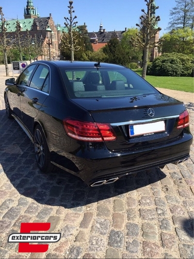 Zadnji branik & nastavci auspuha E63 AMG dizajn (chrome) / Mercedes E-klasa W212 Facelift (2013-2016) - Slika 14