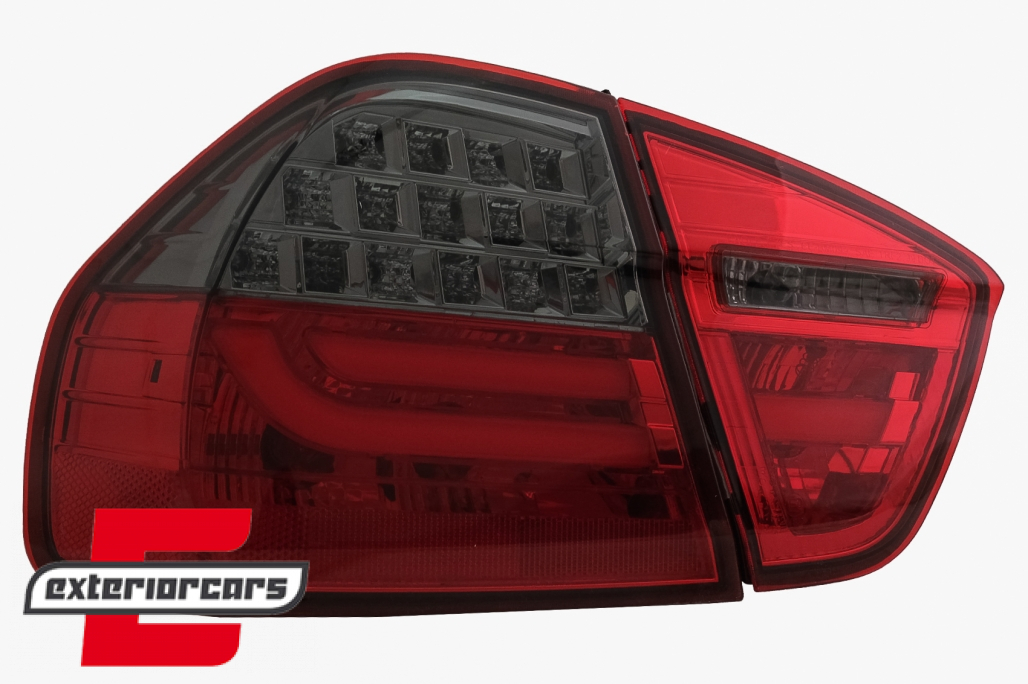 LED stražnja svjetla LCI LightBar dizajn (crvena/smoke) / BMW serije 3 E90 limuzina (2005-2008) - Slika 18