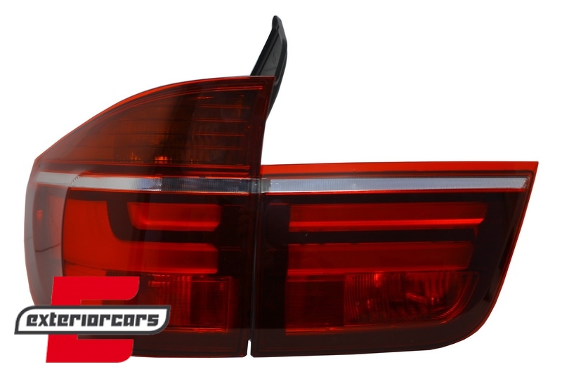LED stražnja svjetla Facelift dizajn (crvena/kristal) / BMW X5 E70 (2007-05.2010) - Slika 2