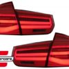 LED stražnja svjetla Sekvencijalni Dinamički žmigavci LCI dizajn (crvena/kristal) / BMW serije 3 F30 (2011-2019)