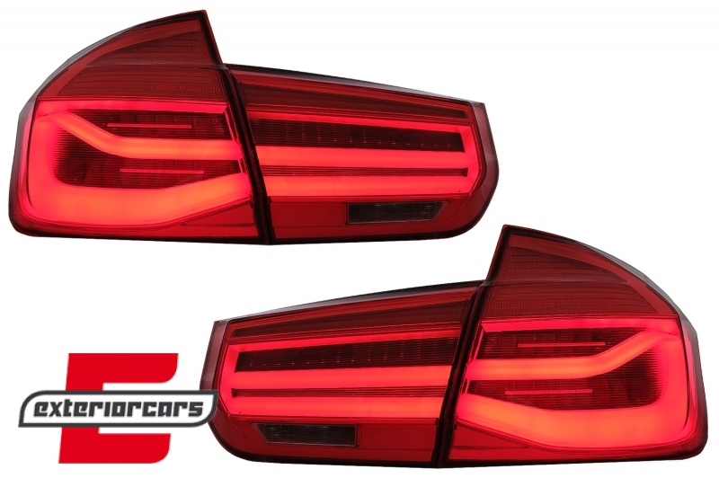 LED stražnja svjetla SEQ žmigavci LCI dizajn (crvena) / BMW serije 3 F30 F35 F80 (2011-2019) - Slika 2