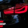 LED stražnja svjetla Sekvencijalni Dinamički žmigavci LCI dizajn (crvena/kristal) / BMW serije 3 F30 (2011-2019) - Slika 20