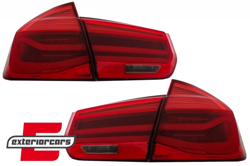 LED stražnja svjetla SEQ žmigavci LCI dizajn (crvena) / BMW serije 3 F30 F35 F80 (2011-2019) - Slika 14