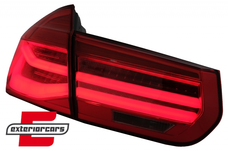 LED stražnja svjetla SEQ žmigavci LCI dizajn (crvena) / BMW serije 3 F30 F35 F80 (2011-2019) - Slika 6