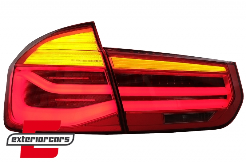 LED stražnja svjetla SEQ žmigavci LCI dizajn (crvena) / BMW serije 3 F30 F35 F80 (2011-2019) - Slika 8