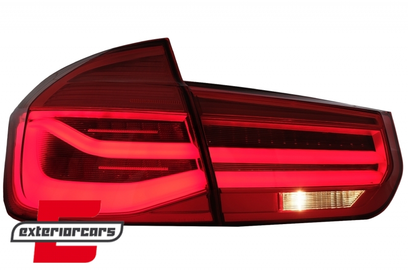 LED stražnja svjetla SEQ žmigavci LCI dizajn (crvena) / BMW serije 3 F30 F35 F80 (2011-2019) - Slika 10