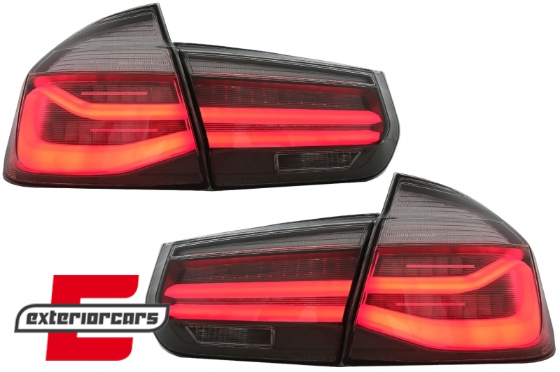 LED stražnja svjetla SEQ žmigavci LCI dizajn (smoke) / BMW serije 3 F30 F35 F80 (2011-2019) - Slika 2