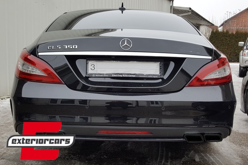 Nastavci auspuha AMG dizajn (crna) / Mercedes S-klasa W222 E-klasa W212 S212 Facelift CLS W218 SL-klasa R231 E65 S65 SL65 - Slika 10