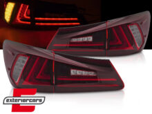 Full LED stražnja svjetla LightBar Facelift XE30 dizajn (crvena/kristal) / Lexus IS XE20 (2006-2012)