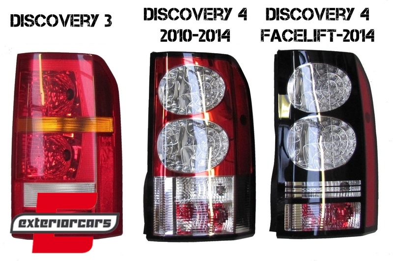 LED stražnja svjetla Facelift look (crna) / Land Rover Discovery III 3 & IV 4 (2004-2016) - Slika 13