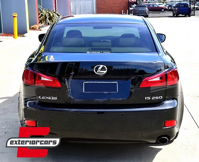 Full LED stražnja svjetla LightBar Facelift XE30 dizajn (crvena/kristal) / Lexus IS XE20 (2006-2012) - Slika 11
