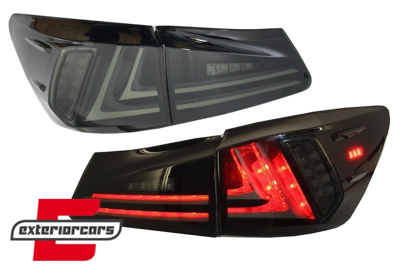 Full LED stražnja svjetla LightBar Facelift XE30 dizajn (smoke) / LEXUS IS XE20 (2006-2012) - Slika 2