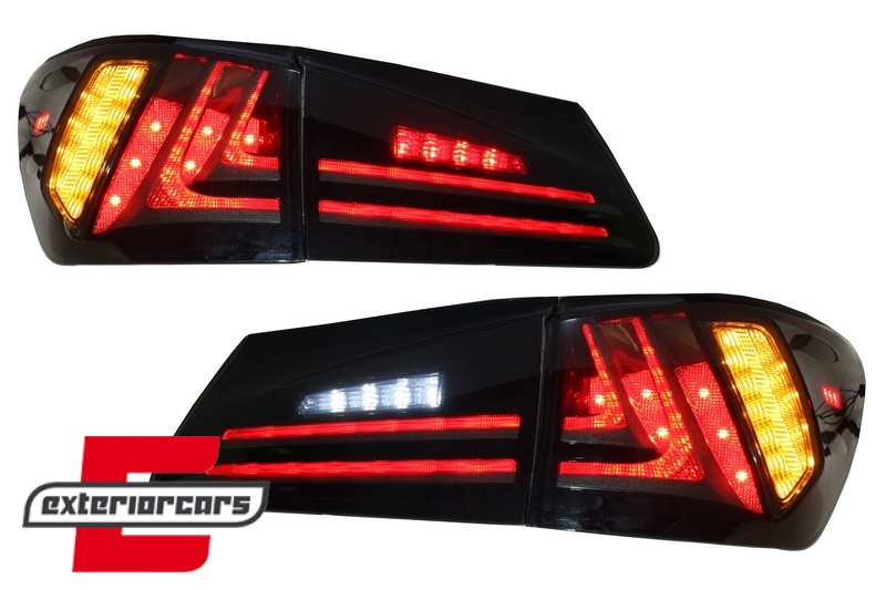 Full LED stražnja svjetla LightBar Facelift XE30 dizajn (smoke) / LEXUS IS XE20 (2006-2012) - Slika 6