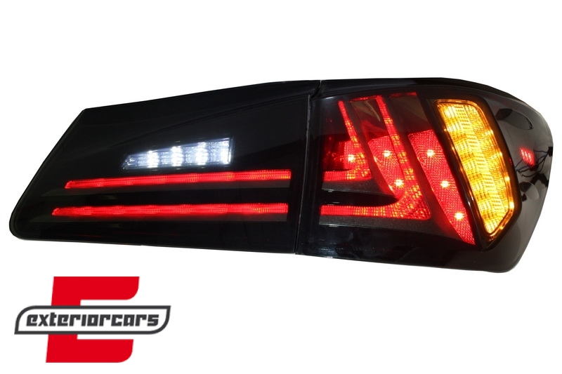 Full LED stražnja svjetla LightBar Facelift XE30 dizajn (smoke) / LEXUS IS XE20 (2006-2012) - Slika 8