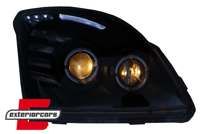 Prednja svjetla Angel Eyes (crna) / Toyota Land Cruiser FJ120 (2003-2008) - Slika 8