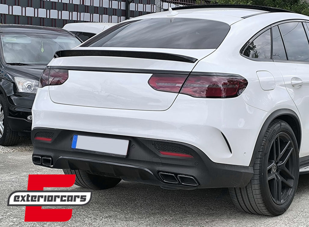 Difuzor zraka & nastavci auspuha C63 AMG dizajn / Mercedes C-klasa C205 A205 Coupe Cabrio (2014-2019) - Slika 15