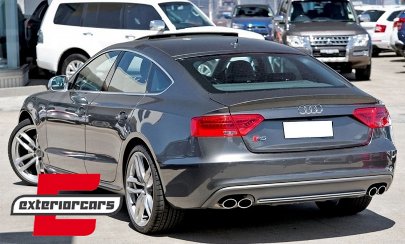 Difuzor zraka & nastavci auspuha S5 dizajn / Audi A5 8T Sportback Standard Facelift (2012-2016) - Slika 16