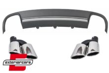 Difuzor zraka & nastavci auspuha S4 dizajn / Audi A4 B8 limuzina karavan (2008-2011)