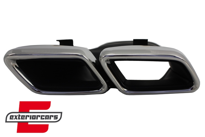 Nastavci auspuha AMG dizajn (chrome) / Mercedes C-klasa W205 S205 C205 A205 GLE C292 E-klasa W213 S-klasa W222 GLE W166 GLC W253 X253 C253 C217 - Slika 4