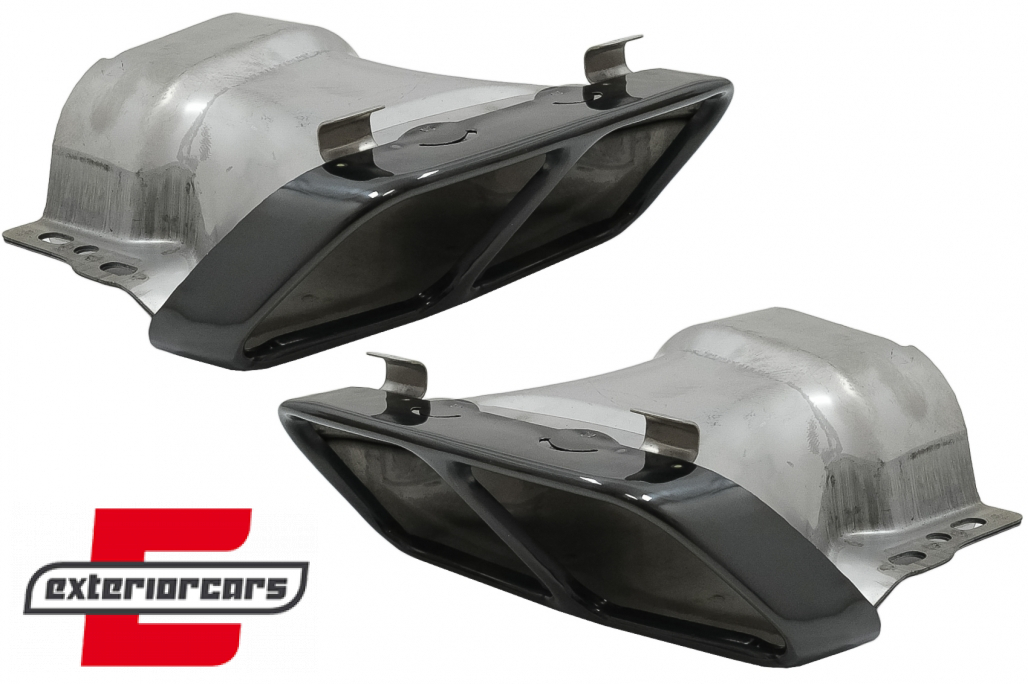 Nastavci auspuha A45 CLA45 AMG dizajn (crna) / Mercedes A-klasa W176 (2012-2018) CLA W117 C117 (2012-2018)