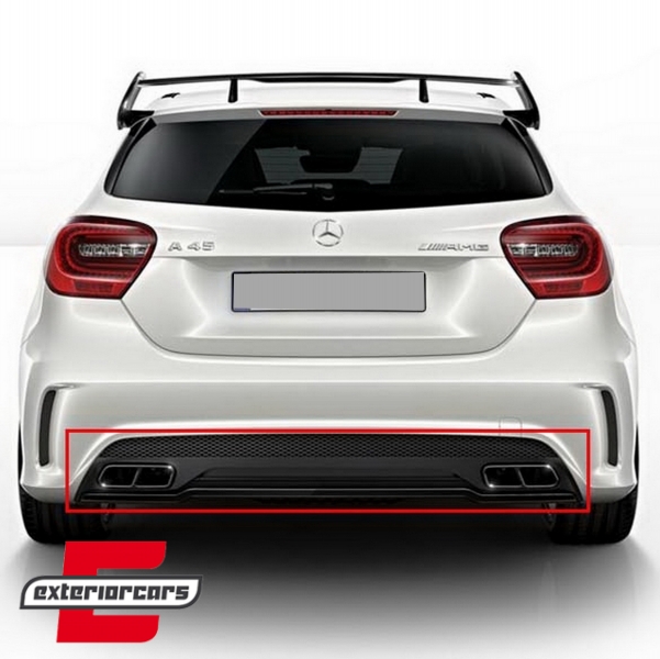 Nastavci auspuha A45 CLA45 AMG dizajn (crna) / Mercedes A-klasa W176 (2012-2018) CLA W117 C117 (2012-2018) - Slika 14