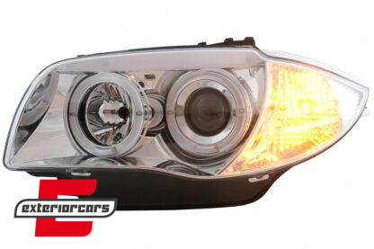 Prednja svjetla Angel Eyes (chrome) / BMW serije 1 E81 E82 E87 E88 (2004-2011) - Slika 7