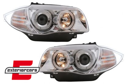 Prednja svjetla Angel Eyes (chrome) / BMW serije 1 E81 E82 E87 E88 (2004-2011) - Slika 9