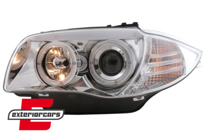 Prednja svjetla Angel Eyes (chrome) / BMW serije 1 E81 E82 E87 E88 (2004-2011) - Slika 10