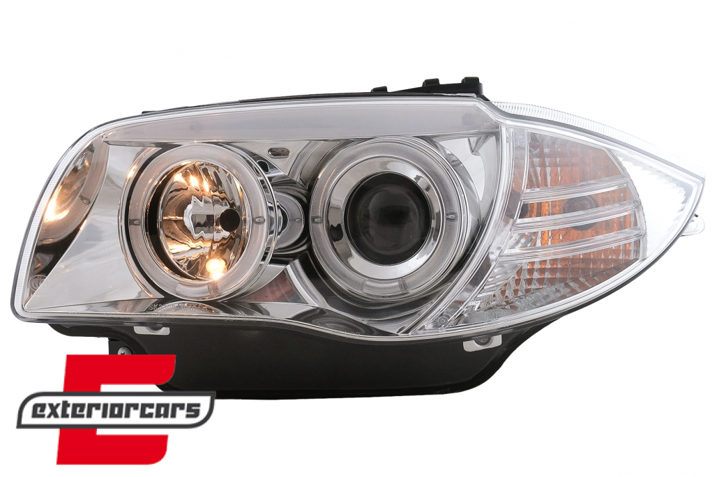 Prednja svjetla Angel Eyes (chrome) / BMW serije 1 E81 E82 E87 E88 (2004-2011) - Slika 10