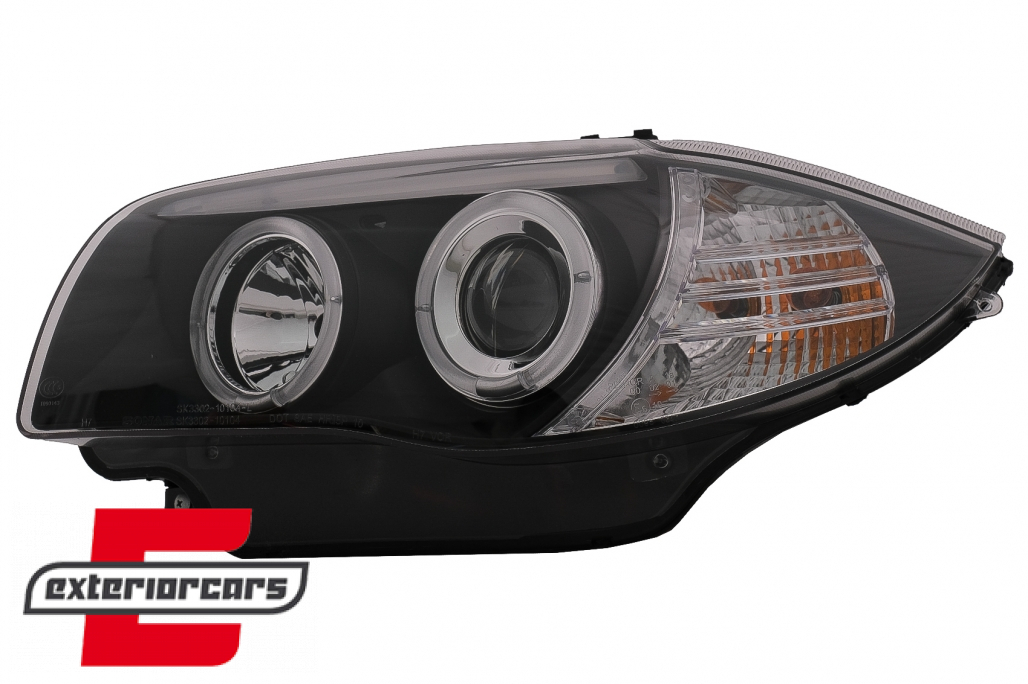 Prednja svjetla Angel Eyes (crna) / BMW serije 1 E81 E82 E87 E88 (2004-2011) - Slika 13