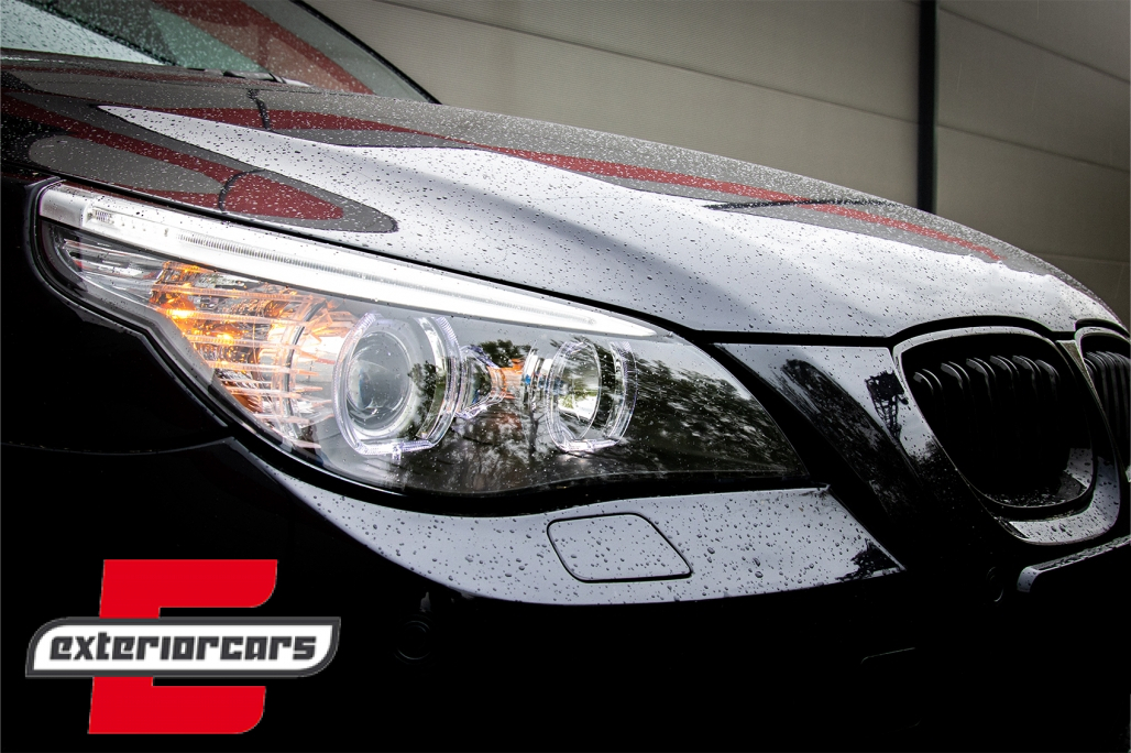 Prednja svjetla LED Angel Eyes LCI look (crna) / BMW serije 5 E60 E61 (2003-2007) - Slika 10