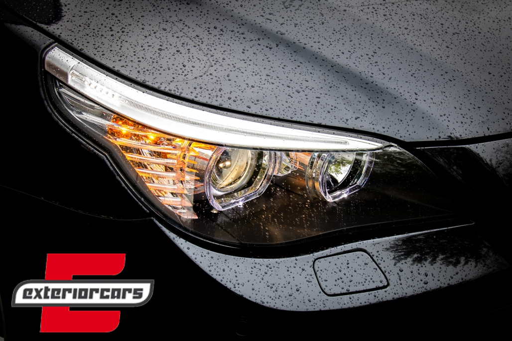 Prednja svjetla LED Angel Eyes LCI look (crna) / BMW serije 5 E60 E61 (2003-2007) - Slika 13