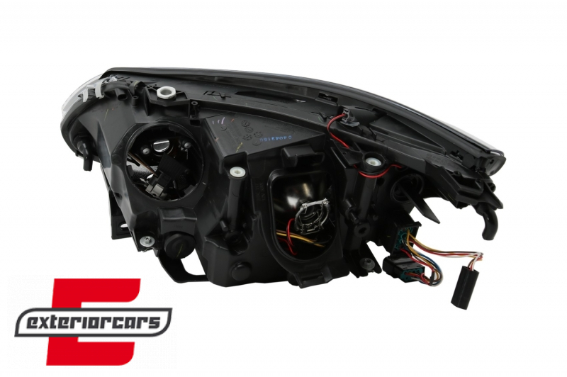 Prednja svjetla LED Angel Eyes LCI look (crna) / BMW serije 5 E60 E61 (2003-2007) - Slika 7