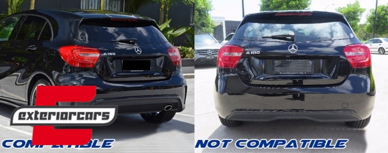 Difuzor zraka Facelift A45 AMG dizajn (piano crna) / Mercedes A-klasa W176 (2012-2018) - Slika 9