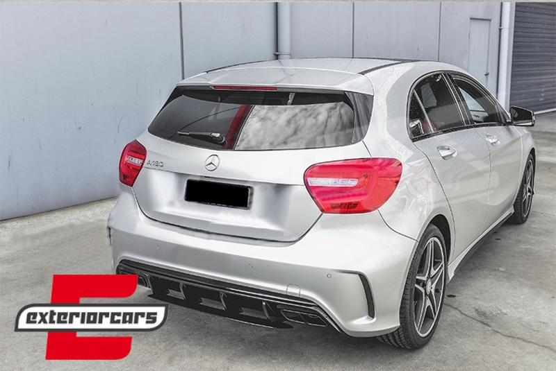 Difuzor zraka Facelift A45 AMG dizajn (piano crna) / Mercedes A-klasa W176 (2012-2018) - Slika 12