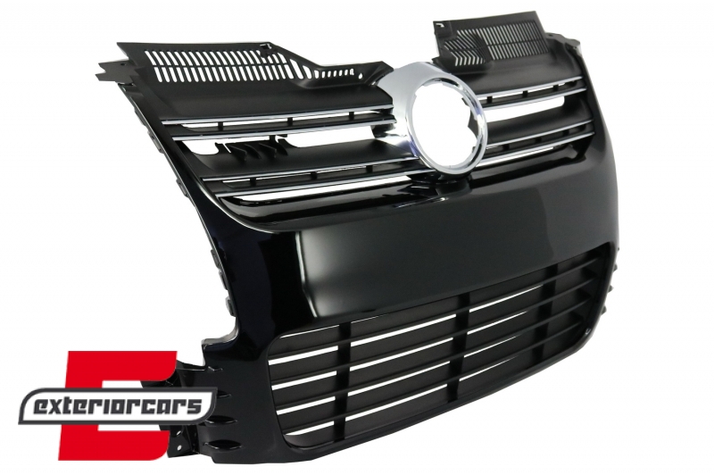 Prednja maska R32 dizajn (piano crna) / VW Golf 5 V (2003-2009) - Slika 2