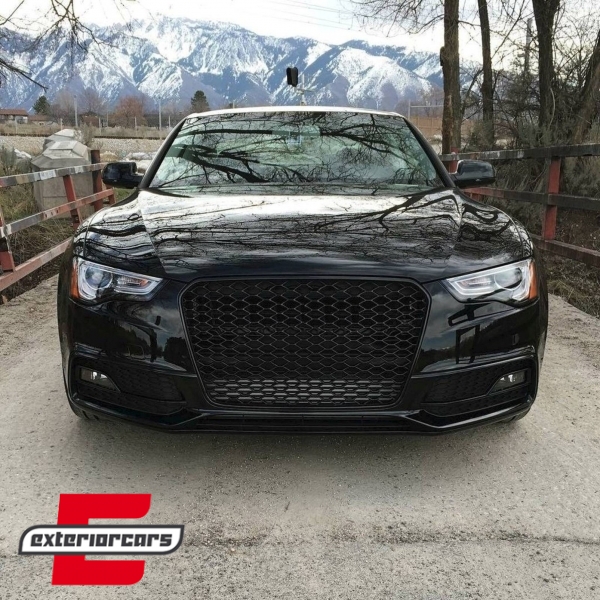 Prednja maska RS5 dizajn (piano crna) / Audi A5 8T Facelift (2012-2015) - Slika 5
