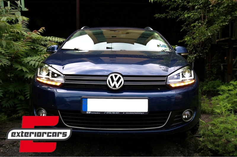 OSRAM prednja svjetla Xenon LEDriving LED SEQ žmigavci (chrome) / VW Golf 6 VI (2008-2012) - Slika 11