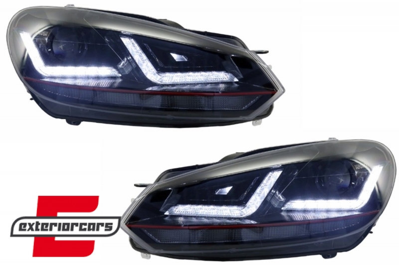 OSRAM prednja svjetla Xenon nadogradnja LEDriving LED Dinamički Sekvencijalni žmigavci GTI dizajn / VW Golf 6 VI (2008-2012) - Slika 3
