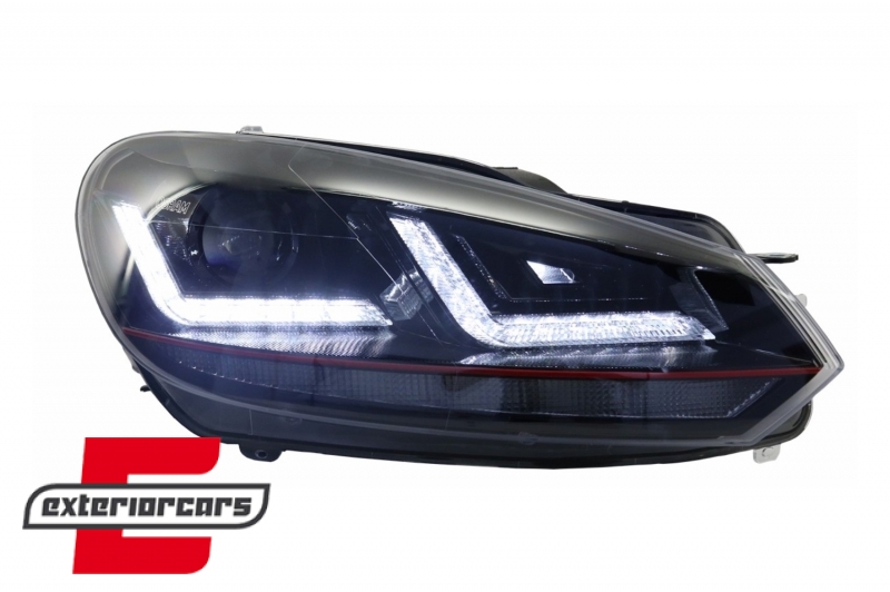OSRAM prednja svjetla Xenon nadogradnja LEDriving LED Dinamički Sekvencijalni žmigavci GTI dizajn / VW Golf 6 VI (2008-2012) - Slika 4