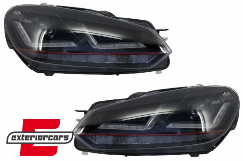 OSRAM prednja svjetla Xenon nadogradnja LEDriving LED Dinamički Sekvencijalni žmigavci GTI dizajn / VW Golf 6 VI (2008-2012) - Slika 5