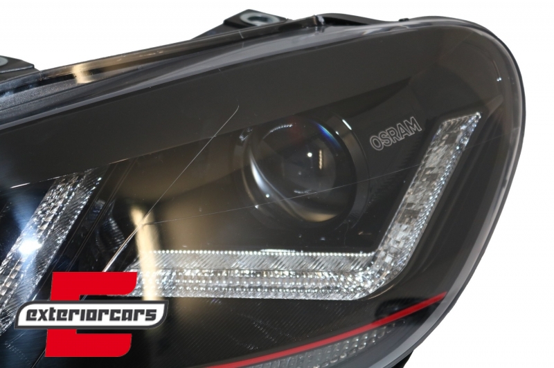 OSRAM prednja svjetla Xenon nadogradnja LEDriving LED Dinamički Sekvencijalni žmigavci GTI dizajn / VW Golf 6 VI (2008-2012) - Slika 7